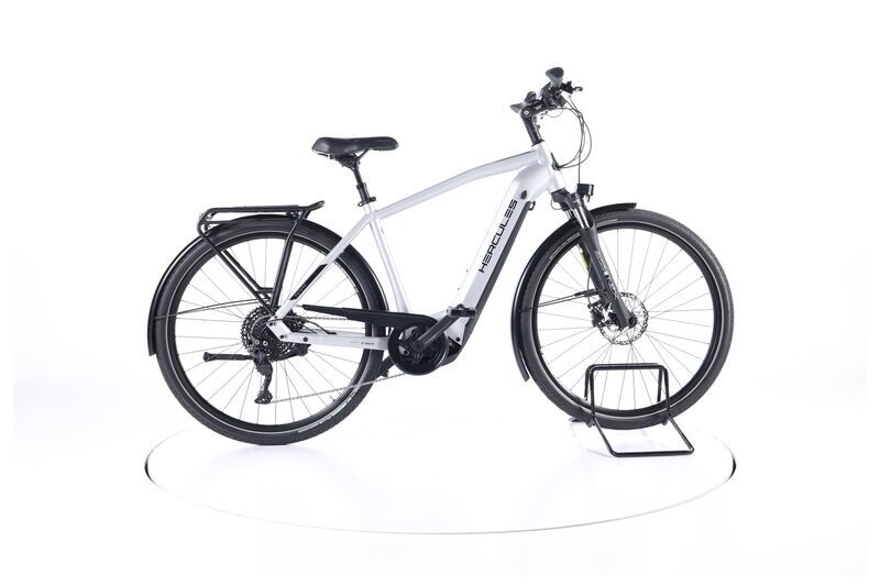 Hercules Futura Sport I-10, silber matt, 28 Zoll, 49 cm, Diamantrahmen mit Oberrohr